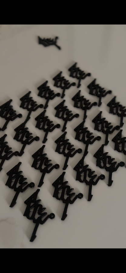 Risk keychains 3pc