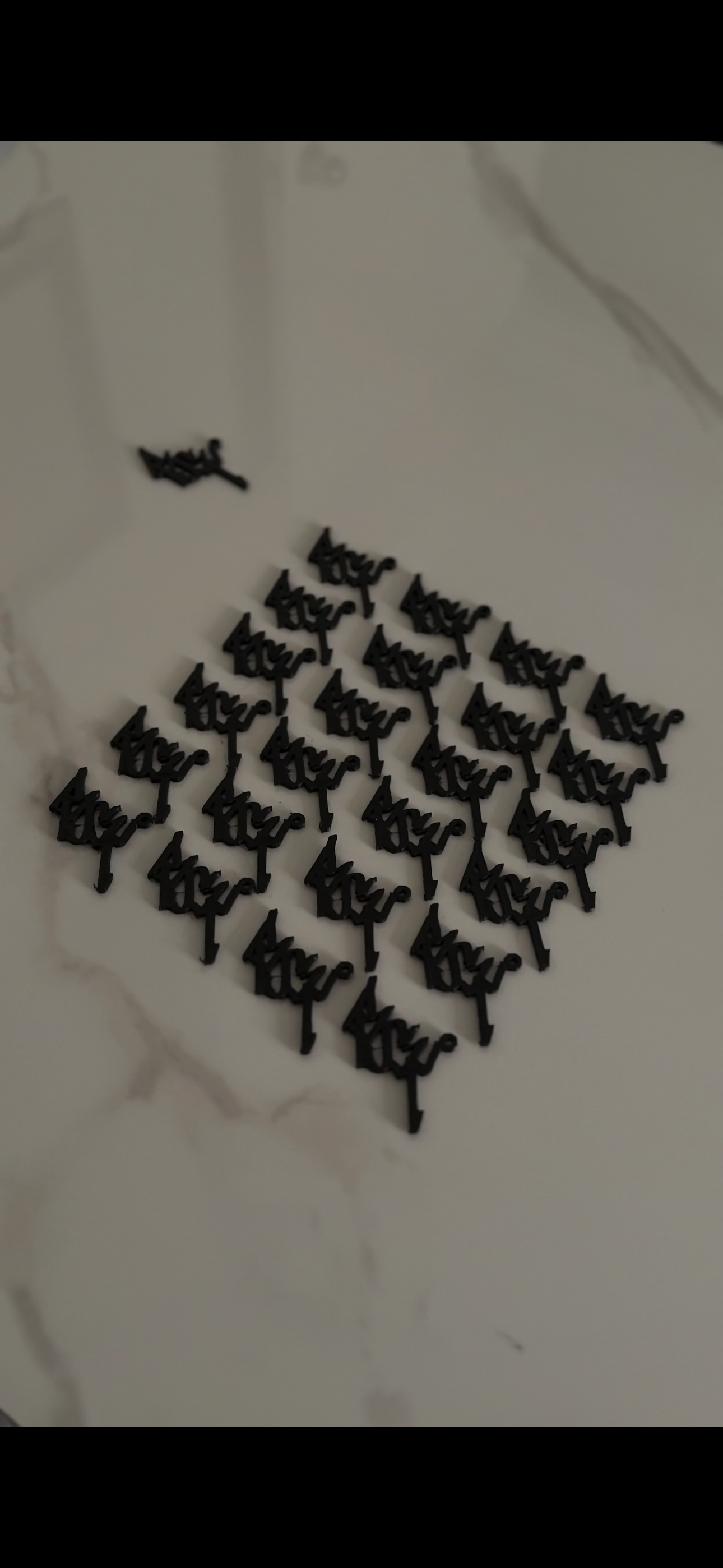 Risk keychains 3pc