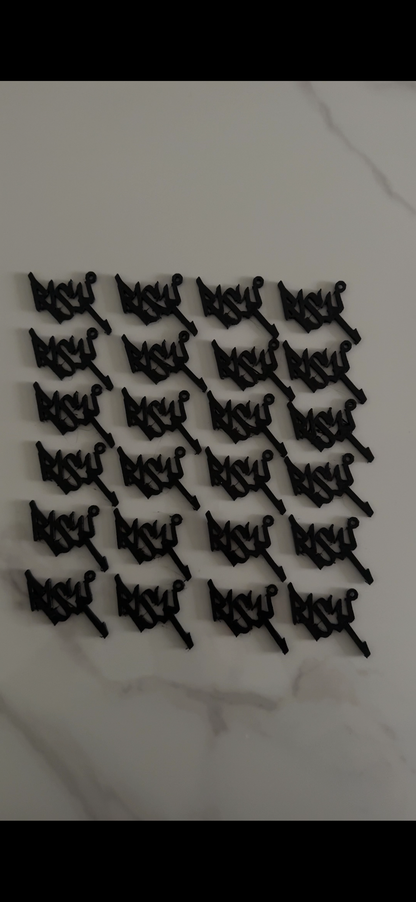 Risk keychains 3pc